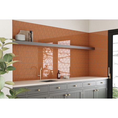 Плитка 28845 Curve Grey Gloss 8,3x12