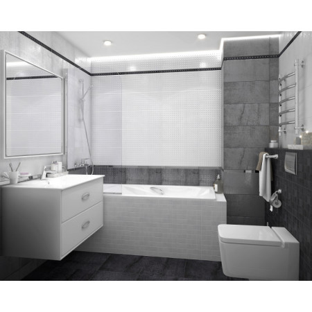 Плитка Декор Metallica светлый 25х50