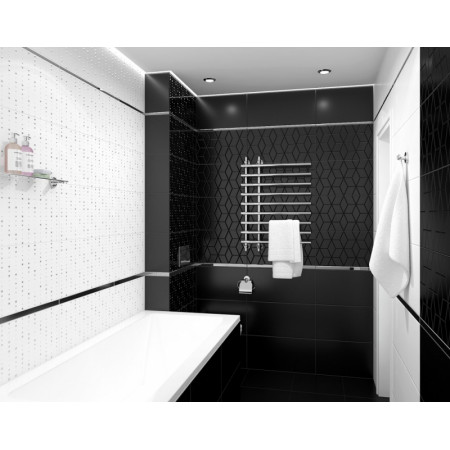 Плитка Декор Tabu Discrete чёрный 30х60