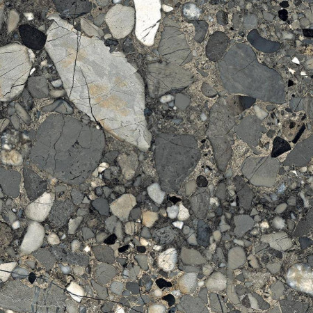 Керамогранит CR106 Arseno Nero carving 600х600х9