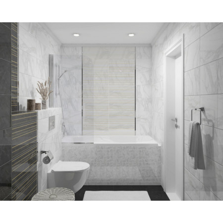 Плитка 34030 Olimpus чёрный 25х50