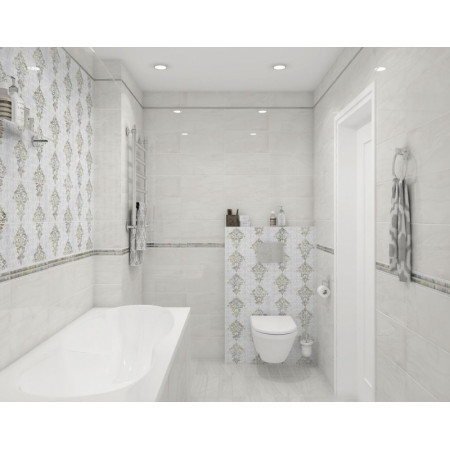 Плитка Frame Creta Декор белый 08-03-00-1371 20х40