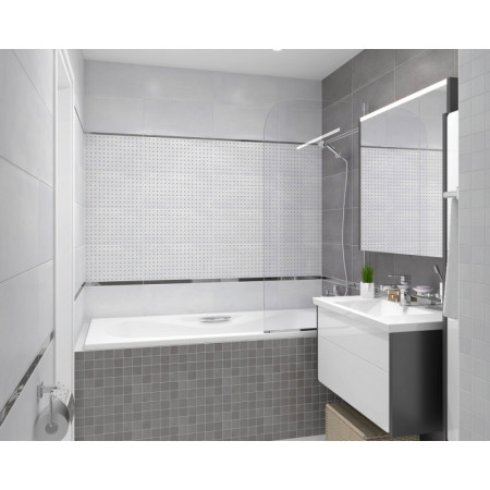 Мозаика MM34042 Декор Depo мозаичный серый 25х25