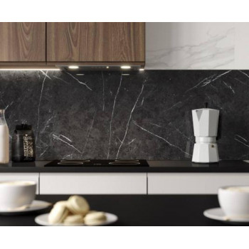 Керамогранит Pietra Moca темно-серый Полированный 60x60