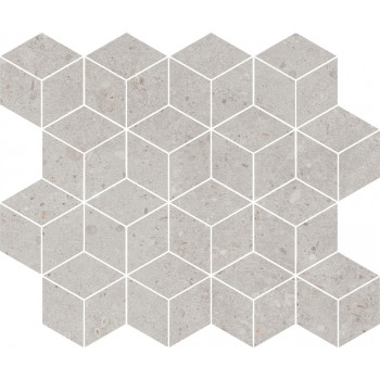 Мозаика T017/14053 Декор Риккарди мозаичный серый светлый матовый 45x37,5