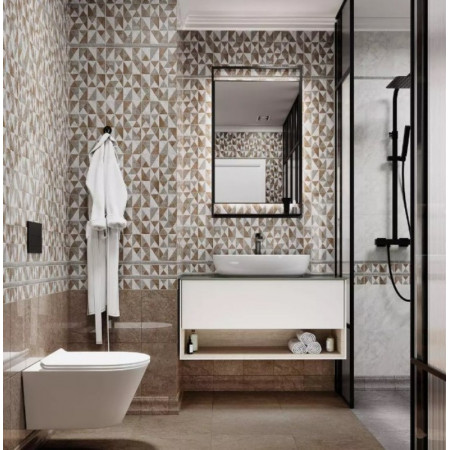 Плитка FMD043 Каприччо коричневый глянцевый 20x10