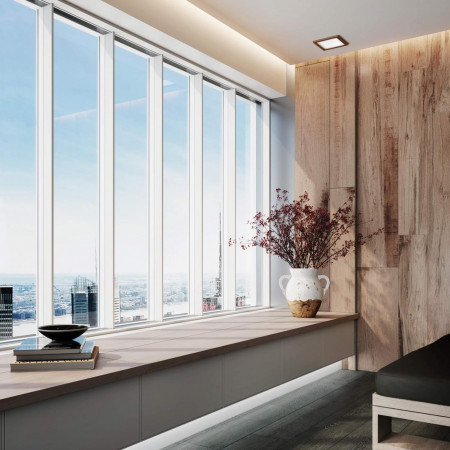 Ступени DL501420R/GCS Ступень угловая клееная левая Про Вуд бежевый светлый 33x33x0,9