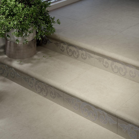 Плитка HGD/A504/15145 Декор Монсанту 3 бежевый светлый 15х40