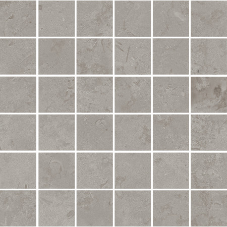 Мозаика DD205220/MM Декор Про Лаймстоун серый матовый мозаичный 30х30