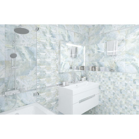 Плитка 34049 Sky голубой 25х50