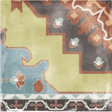 Керамогранит 0003351 PLAY CARPET MIX MULTICOLOR 20x20