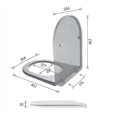 Крышка с сиденьем GALASSIA DREAM 7329