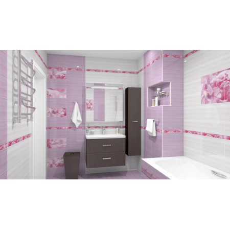 Плитка Бордюр рельефный Peony br1020D281-2 20х10