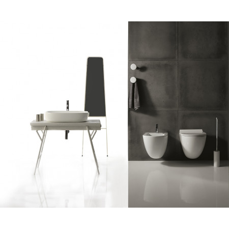 Комплект унитаза с крышкой GALASSIA KIT DREAM 7317MT Slim