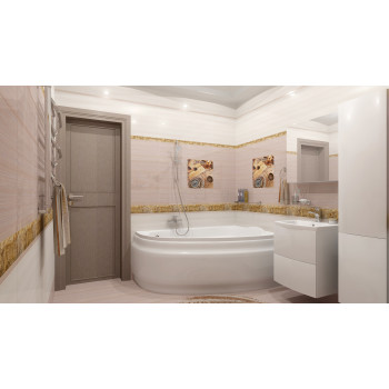 Плитка Monocolor Бордюр стеклянный Ral 4009 2х40