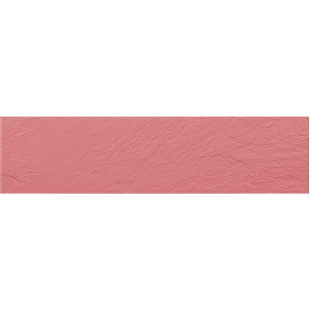 Керамогранит UF023R (насыщенно-красный моноколор) рельефный ректифицированный 120х29,5