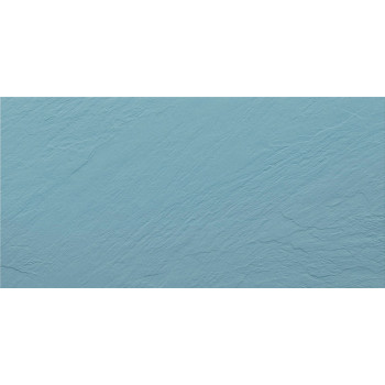 Керамогранит UF008 (голубой моноколор) рельефный ректифицированный 120х60