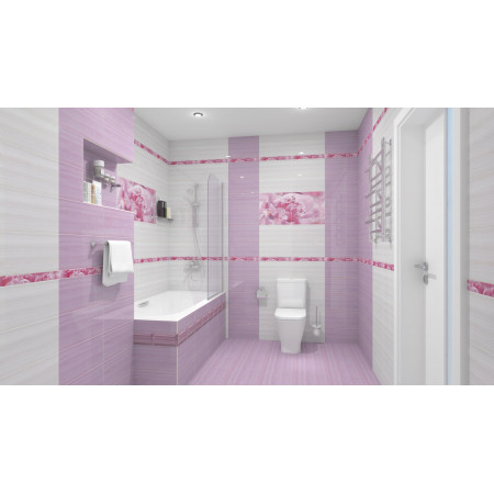 Плитка Бордюр рельефный Peony br1020D281-1 20х10