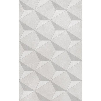 Плитка HGD/A583/6437 Декор Корредо серый светлый матовый 25x40