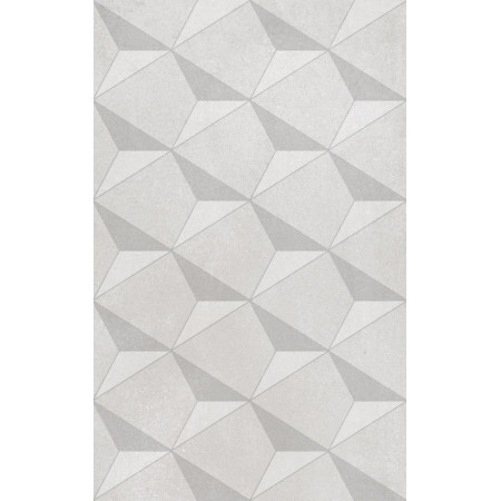 Плитка HGD/A583/6437 Декор Корредо серый светлый матовый 25x40