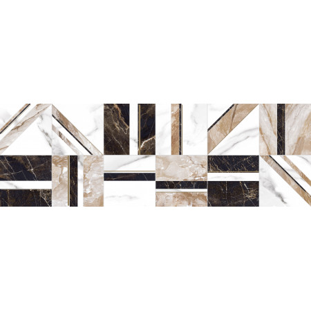 Плитка A16519 Вставка Wild Chic коричневый 25x75