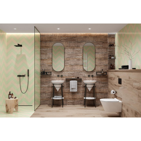 Керамогранит DL510020R Про Вуд бежевый светлый обрезной 20x119,5x0,9