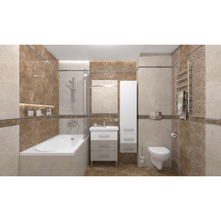 Плитка Nemo Helias Бордюр коричневый 66-03-15-1362 6х40