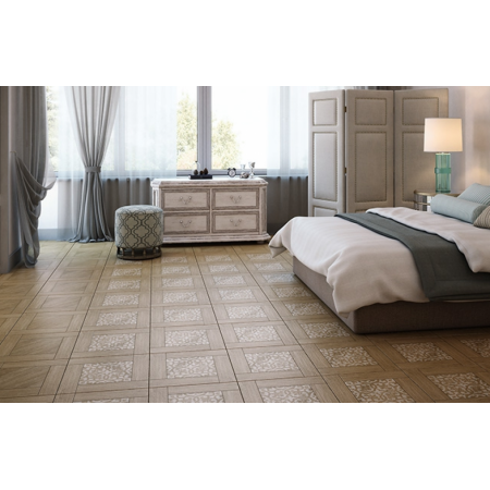 Керамогранит K944275 GRACE ОРЕХ ДЕКОР РАМКА 45x45