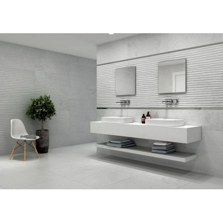 Плитка K046266 Металлический Серебро 1,5x60