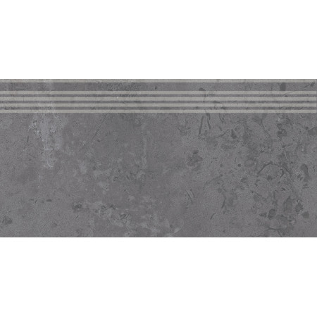 Ступени DD205120R/GR Ступень Про Лаймстоун серый темный натуральный обрезной 60х30