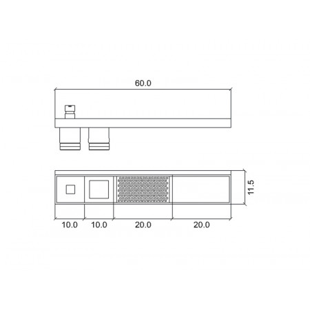 Набор аксессуаров INDA INDISSIMA BARRA 600DNS09N