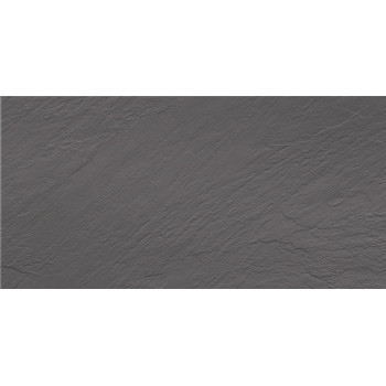 Керамогранит UF013 (черный моноколор) рельефный ректифицированный 120х60