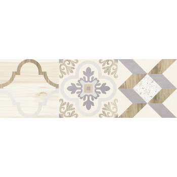 Плитка Woody бежевый узор 25х75