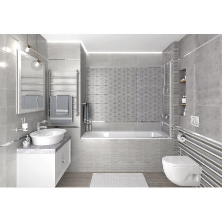 Плитка 17-00-06-2481 Craft серый узор 20х60