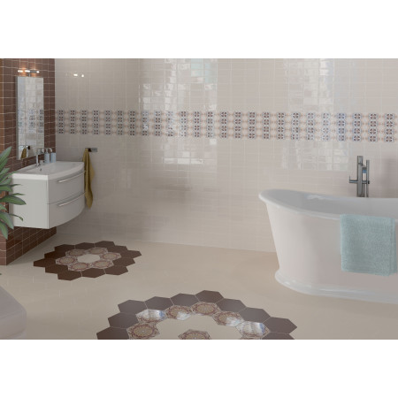 Керамогранит 20339 Hexatile Blanco Mate 17.5*20