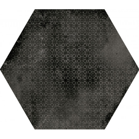 Керамогранит 23604 Urban Hexagon Melange Dark 29,2X25,4