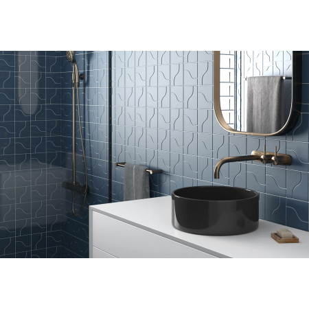 Плитка 28849 Curve Black Gloss 8,3x12