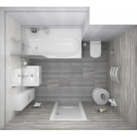 Плитка Bona Бордюр тёмно-серый 66-03-06-1344 6,2х40