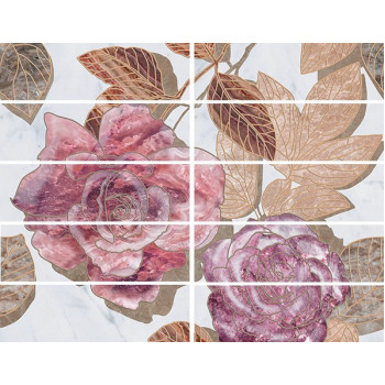 Плитка Бордюр Argos flowers 7,5х25