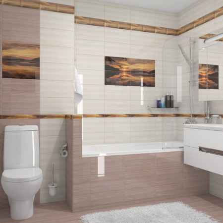 Плитка Бордюр рельефный Home br1020D279-2 20х10