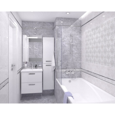 Плитка Afina Бордюр серый 56-03-06-425 5х40