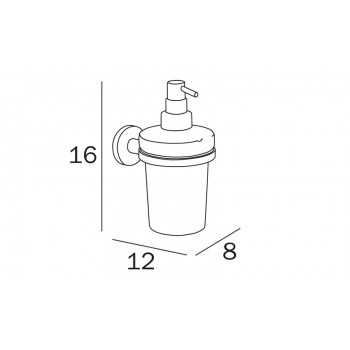 Дозатор для мыла INDA ONE A24120NE03