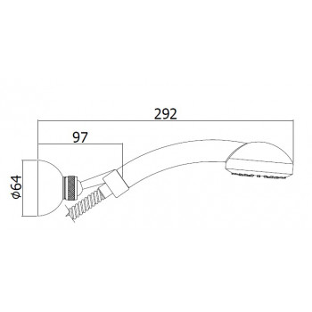 Душевой гарнитур Paffoni TRIESTE BIS ZDUP082CR