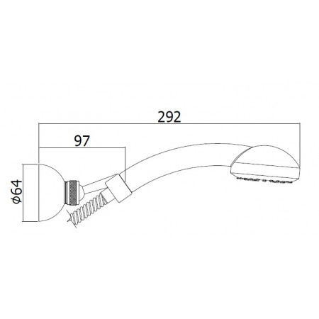 Душевой гарнитур Paffoni TRIESTE BIS ZDUP082CR