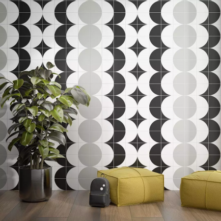 Плитка AZ/B009/5009 Декор Теорема 5 матовый 20x20