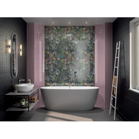 Плитка BLB049 Бордюр Багет Альвао белый матовый 20х5