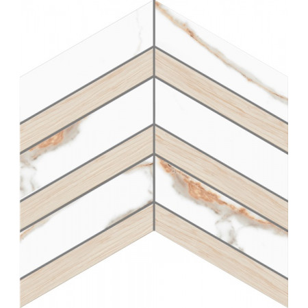 Мозаика Мозаика SM03/SI03 Supreme Chevron неполированная 37.5x29x1.0