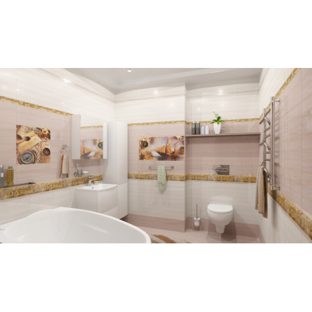 Плитка Monocolor Бордюр стеклянный Ral 4009 2х40