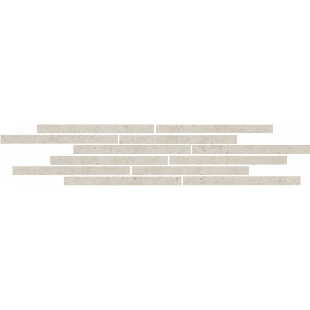 Мозаика T025/11207 Декор Карму мозаичный бежевый матовый 75х15