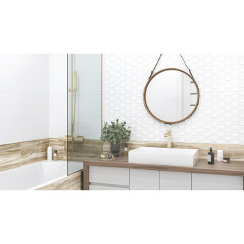 Плитка TWU09BLB010 Bilbao рельефная 249*500*8,5